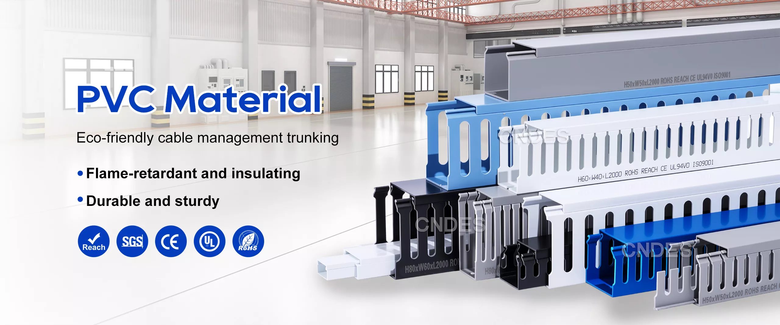 Furnizor de canale de cablu din PVC din China