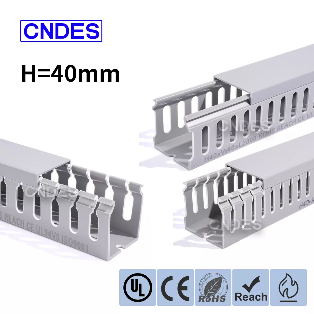 40 mm înălțime canal canelu PVC canal canal