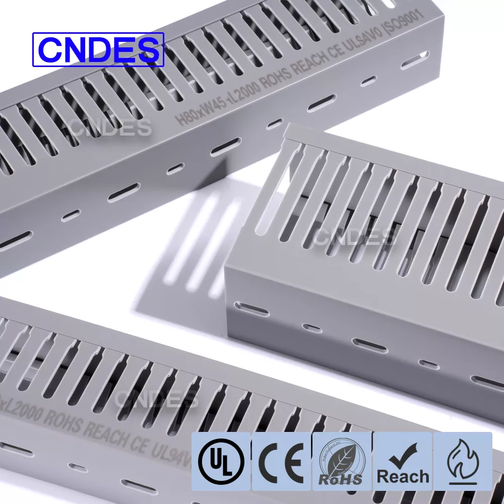 PVC Cablu cu fantă îngustă Conductă de cablare